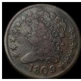1809 Classic Head Half Cent ABOUT  UNCIRCULATED