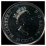 2000 Canada Nickel 25 Cents Natural Legacy PL