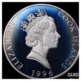 1996 Cook Islands Silver $10 0.8327oz ASW