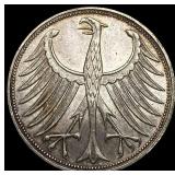 1974F Germany Silver 5 Mark