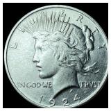 1924 Silver Peace Dollar UNCIRCULATED