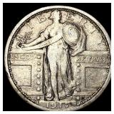 1917 Type 1 Standing Liberty Quarter NEARLY UNCIRC