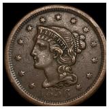 1856 Braided Hair Large Cent NEARLY UNCIRCULATED