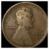 1914-D Lincoln Wheat Cent ABOUT UNCIRCULATED