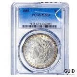 1885 Morgan Silver Dollar PCGS MS63