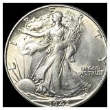 1942 Silver Half Dollar (Walking Liberty) UNCIRCUL