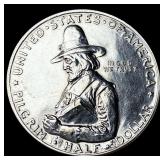 1920 Silver Half Dollar Pilgrim Tercentenary UNCIR