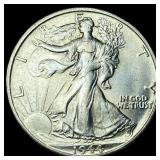 1944-S Silver Half Dollar CHOICE BU