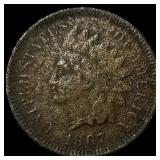 1867 Indian Head Cent NICELY CIRCULATED
