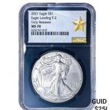 2021 Silver Eagle NGC MS70