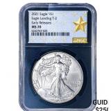 2021 Silver Eagle NGC MS70