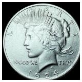 1924 Silver Peace Dollar UNCIRCULATED