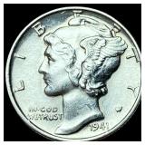 1941 Mercury Dime CHOICE BU