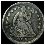 1856 Seated Liberty Half Dime LIGHTLY CIRCULATED