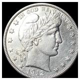 1912-D Silver Barber Half Dollar UNCIRCULATED
