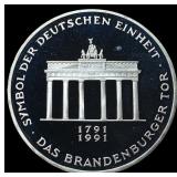 1991A Germany Silver 10 Mark Proof