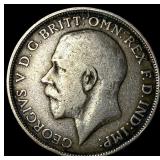1914 Great Britain Silver 1 Florin