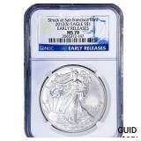 2012-S Silver Eagle NGC MS70