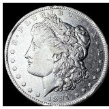 1891-CC Silver Morgan Dollar NEARLY UNCIRCULATED