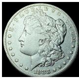 1883 Morgan Silver Dollar NEARLY UNCIRCULATED