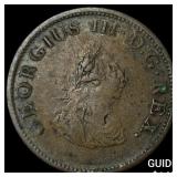 1805 Ireland Copper 1/2 Penny
