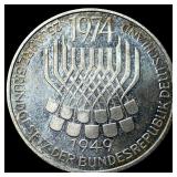 1974F Germany Silver 5 Mark