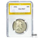 1952 Franklin Half Dollar PGA PR67