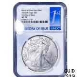 2023 Silver Eagle NGC MS70