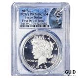 2023-S Silver Peace Dollar PCGS PR70 DCAM