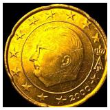 2000 Belgium 20 Euro Cent