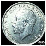 1916 Great Britain Silver Half Crown