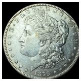1879 Silver Morgan Dollar CLOSELY UNCIRCULATED