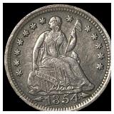 1854 Arrows Seated Liberty Half Dime CLOSELY UNCIR