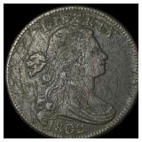 1802 Draped Bust Large Cent ABOUT UNCIRCULATED