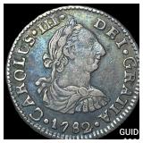 1782PTS PR Bolivia Silver 1/2 Real