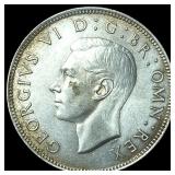 1942 Great Britain Silver Florin