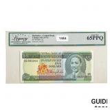 1975 Barbados $5 Central Bank Currency Legacy
