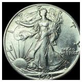 1941-S Silver Walking Liberty Half Dollar UNCIRCUL