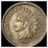 1860 Indian Head Cent CHOICE AU