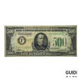 1934A $500 U.S. Federal Reserve Note - Atlanta