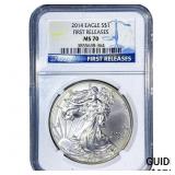 2014 Silver Eagle NGC MS70
