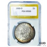 1900-O Morgan Silver Dollar PGA MS66