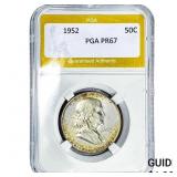 1952 Franklin Half Dollar PGA PR67