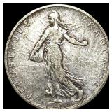 1898 France Silver 1 Franc
