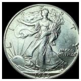 1944-D Silver Walking Liberty Half Dollar GEM BU