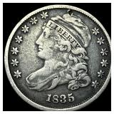 1835 Capped Bust Dime LIGHTLY CIRCULATED