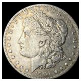 1901-S Silver Morgan Dollar LIGHTLY  CIRCULATED