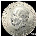 1956Mo Mexico SIlver 10 Pesos .8359oz ASW