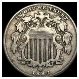 1883 Shield Nickel LIGHTLY CIRCULATED