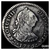 1781 Bolivia Potosi Silver 1 Real